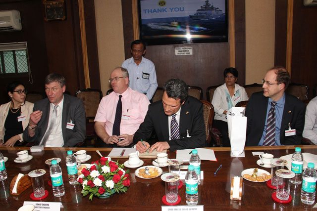 Visit Of India-German Chamber Of Commerce Delegates To MDL On 19th March 2018123