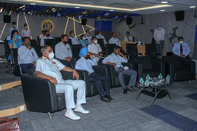 Visit of MR. V.L.KANTHA RAO, IAS,DG(ACQ) and RADM ASHISH KULKARNI, DG(P75) - 25.02.2021123