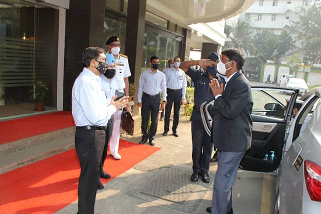 Visit of MR. V.L.KANTHA RAO, IAS,DG(ACQ) and RADM ASHISH KULKARNI, DG(P75) - 25.02.2021123