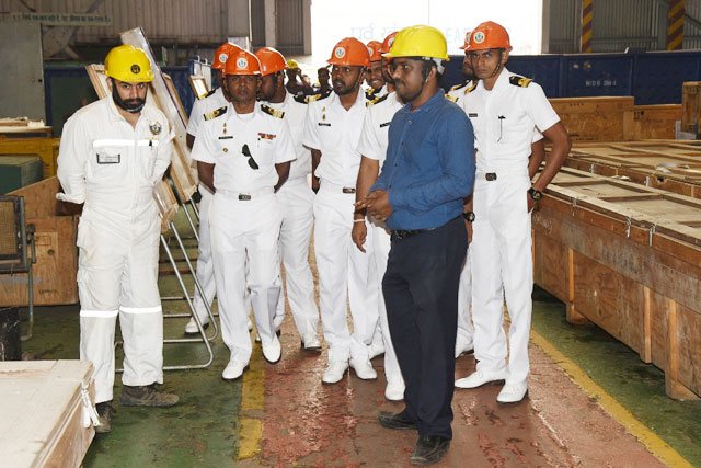Visit Of Sri Lankan Navy Trainee Officers To MDL On 28th March 2018123