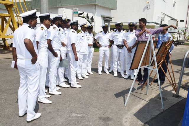 Visit Of Sri Lankan Navy Trainee Officers To MDL On 28th March 2018123