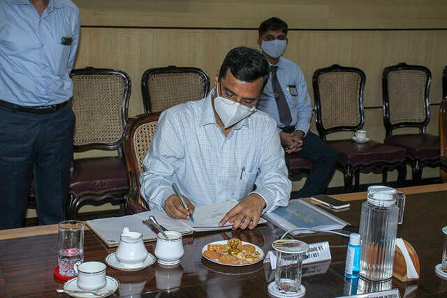 VISIT OF SHRI. SURENDRA PRASAD YADAV, IFS, JOINT SECRETARY (NS) - 15.07.2021123
