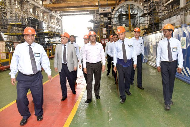 Visit Of Shri Barun Mitra, IAS, Addl. Sec (Defence Production) To MDL On 5th October 2018123