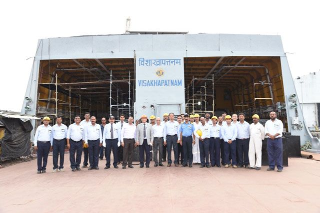 Visit Of Shri Barun Mitra, IAS, Addl. Sec (Defence Production) To MDL On 5th October 2018123